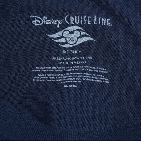 Disney Cruise Line Alaska Sailings 2011 T-Shirt XL Mickey Donald Pluto Goofy - Picture 3 of 4